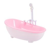 Hemobllo Mini da Bagno con Spruzzatore Elettrico per da Bagno in Miniatura Resistente e per Giochi Ruolo e Sviluppo Cognitivo