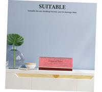 Hemobllo Mini Desk Calendar con Rilegatura Spirale Mini Tavolo in Inglese Organizzatore Mensile Compatto per Ufficio Scuola e Business per Spazi Ridotti