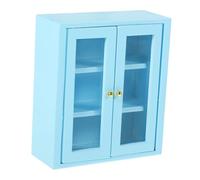 Hemobllo mini mobili arredamento casa Decora minuscolo mobili in miniatura mini roba legno Blu