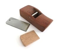 Hemobllo Mini Pialletto Manuale per Legno con Tagliente in Lega Regolabile Doppia Vite Base Liscia per Levigatura e Rifilatura Precisa Manico Ergonomico Antiscivolo per Falegnami e