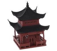 Hemobllo Mini Statuetta da Padiglione per Micro Paesaggio da Scultura in Cinese Accessori Decorativi