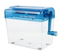 Hemobllo Mini Trituratore Manuale Portatile per Documenti Trita Carta da Ufficio senza Elettricità Strumento di Taglio per Scrivania Resistente e Compatto per Uso Domestico e Professionale