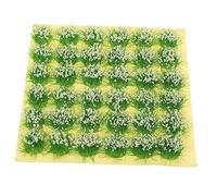 Hemobllo Miniatura Ciuffo Vegetazione Artificiale in Plastica Leggera per Decorazioni Paesaggio Te Adatto Modelli Table e Scenari Militari Cespuglio Sintetico per Giardinaggio in Miniatura