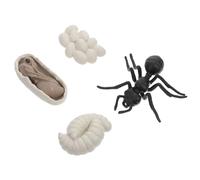 Hemobllo Modelli Evolutivi Formiche Operaie Giocattolo Educativo Realistico per Apprendimento Precoce Decorazione Vividamente Dettagliata Leggero e Portatile Ciclo di Crescita Completo