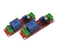 Hemobllo Modulo Relè a Ritardo 12V 2 Pezzi, Interruttore Temporizzato per Luci Auto, Relè Temporizzatore di Ritardo per Sistemi Elettrici Automobilistici