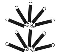 Hemobllo Molle di Ricambio per Potatori da Giardino 10 Pezzi per Cesoie da Potatura, Parti Sostituibili Installazione Manuale Senza Attrezzi, Accessori Pratici per Utensili di Giardinaggio