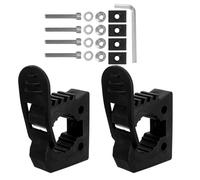 Hemobllo Morsetti in Gomma a Sgancio Rapido Regolabili per Utensili da 1,2" a 1,6", Supporto Portautensili Antivibrante per Camion, Garage e Portapacchi da Tetto, Set 2 Paia Accessori