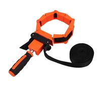 Hemobllo Morsetto Nastro Regolabile per Falegnameria in Nylon Resistente con Cricchetto Multiangolo per Presa Sicura di Oggetti Irregolari