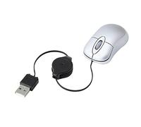 Hemobllo Mouse Mini Telescopico Usb Dpi Per Computer e Notebook Rotellina Vie Compatibile Me Xp Vista Design Ergonomico Adatto Per Uso Ufficio e Casa