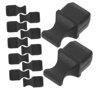 Hemobllo Network interface plug confezione da 30 coperture antipolvere in silicone nero per manutenzione aziendale compatibili con dispositivi di e copertura porte SFP