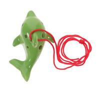 Hemobllo Ocarina in Ceramica Verde per Principianti 6 Fori Colore Strumento Musicale Affidabile senza Sbavature Colore lo Studio la Pratica
