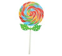 Hemobllo Oggetti Di Scena Lecca-lecca Mike Lecca Lecca Giganti Ups Lollipop Gigante Jumbo Decorazione Cibo Falso Di Caramelle Lecca-lecca Finta Festa Di Legno
