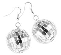 Hemobllo Orecchini Donna Palla Disco Retro con Pendenti Luminosi Accessorio Chic per Feste e Discoteca Leggeri e Sicuri per Delicata per Amiche e Famiglia