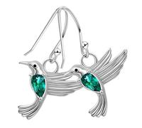 Hemobllo Orecchini Pendenti a Forma di Colibrì Verde Zirconi Gioielli Leggeri e Raffinati per Donna e Ragazza Regalo Elegante per Uso Quotidiano e Occasioni Speciali