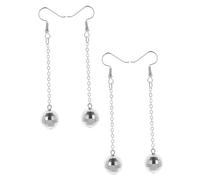 Hemobllo Orecchini Pendenti a Sfera Da Discoteca in Lega Set Da 2 Paia Per Donna Anni ’70 Accessori Festa Tema Halloween Brillanti e Originali