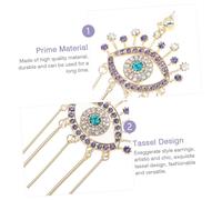 Hemobllo Orecchini Pendenti Oversize Con Nappe in Lega e Pietre Brillanti Leggeri e Comodi Gioielli Per Ragazze e Donne Di Tutte Le Età Per Foto e Uso Quotidiano