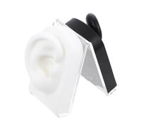 Hemobllo Orecchio in Silicone Realistico Sinistro e Destro Set 2 Pezzi Supporto per Pratica Piercing All’orecchio Formazione e Esposizione Accessori per Scuole di Medicina e Ospedali