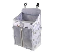 Hemobllo Organizer per Lettino con Tasche Multiple Impilatore Pannolini da Appendere per Culle Contenitore Portaoggetti Anallergico per Cameretta Ragazzo Ragazza Design Zoo Colorato