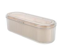 Hemobllo Organizer Per Trucchi Per Cosmetici Scomparti Per Spugnette Da e Fondotinta Per Donne e Beauty Tools