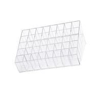 Hemobllo Organizer Scomparti Trasparente Smalti Unghie e Lip Gloss Espositore Cosmetici Desktop in Materiale Durevole e Sicuro Design per Casa e