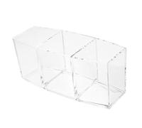 Hemobllo Organizer Trasparente per Capsule Caffè con Divisori Porta Bustine Tè e Dolci Multifunzione Accessorio Cucina Moderno per Casa Hotel e Bar Scatola Elegante in Acrilico