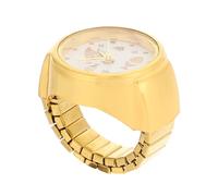 Hemobllo Orologio ad Anello Decorativo da Dito Resistente All’usura, Accessorio per Feste Piccolo e Retrò, Anello Porta Orologio Portatile per Donne Design Semplice e Pratico