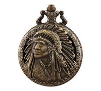 Hemobllo Orologio Da Tasca Vintage Con Movimento Al Quarzo Orologio Antico Per Uomini e Donne Design Elegante e Facile Da Leggere Con Numeri Arabi Neri Per Amici e Colleghi