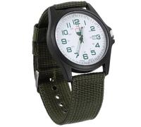Hemobllo Orologio MilitareSvizzero Da Uomo Con Cinturino in Nylon Verde Orologio Sportivo E Funzione Calendario Design Elegante E Resistente Per Uso Quotidiano