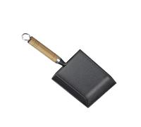 Hemobllo Padella in Ferro per Pancake e Crepes Antiaderente, Uso Sano e Portatile, per Verdure e Bistecche in Cucina o Picnic