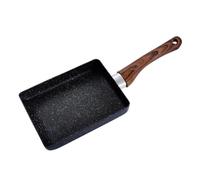 Hemobllo Padella Quadrata Antiaderente Tamagoyaki per Uova e Frittate Pentola Multiuso per Cucina Induzione Facile da Pulire e Versatile per Grigliare Friggere e Cuocere Colore Casuale