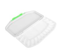 Hemobllo Palette Acquerello Bianca Pieghevole 16 Scomparti Coperchio | ABS Leggero, Chiusura a Scatto Sigillata, per Acquerelli e Penna D’acqua, 1 Pezzo
