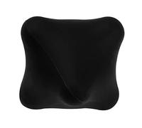 Hemobllo Palla da Massaggio in Silicone Nera per Mani e Polsi, Pallina Fitness Portatile per Rilassamento Muscolare e Ginnastica Posturale, Strumento Antistress per Anziani e Lavoratori