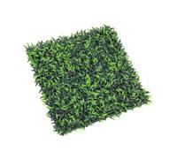 Hemobllo Pannello da Parete Verde Artificiale in Erba Sintetica Decorazione da Parete per Interni Siepe di Piante Artificiali per Privacy Facile da Installare