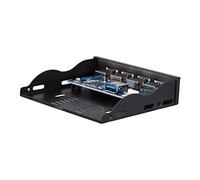 Hemobllo Pannello Frontale Usb a 4 Porte 3.0 Per Montaggio in Vano Unità Floppy, Accessorio Per Computer Con Hub Usb Integrato