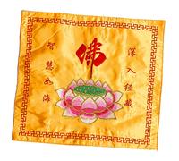 Hemobllo Panno da Avvolgimento Buddista Ricamato Copri Libri delle Scritture Zen Protettivo Leggero e Resistente per e Meditazione