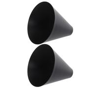 Hemobllo Paralume in Ferro a Cono 2 Pezzi Coprilampada Vintage in Metallo Smaltato Sostitutivo per Lampada da Tavolo Piccola Lampada a Sospensione e Applique da Parete Design Fai da Te