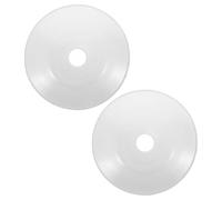 Hemobllo Paralume in Metallo da 12" per Lampada da Esterno, Set da 2 Coperture per Lampade Industriali e Veranda, Adatto per Illuminazione Stradale e Giardino, Compatibile E26/E27