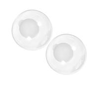 Hemobllo Paralume in Vetro Rotondo 2 Pezzi per Lampade da Soffitto, Resiste allo Scolorimento, Facile da Installare, Design Moderno Elegante per Soggiorni e Camere da Letto
