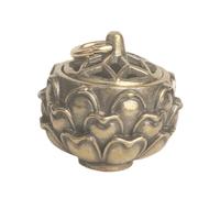 Hemobllo Pendente Collana Sfera Aromaterapia Fiore Accessorio DIY Decorativo per Portachiavi e Borsa Charm Unico per Feste e Raccolte Personali