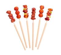 Hemobllo Penna a Sfera Originale a Forma di Spiedino di Carne 0,5mm, Confezione da 6 Pezzi, Materiale Plastico, Scrittura Scorrevole e Rifiniture Fini per Back To School Stili multipli