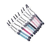 Hemobllo Penna Stilo Capacitiva Crystal Decorazione di Strass, 5 Pezzi Mini in Alluminio per Dispositivi Touch Screen, da Portare in Borsa o Telefono Colore Casuale