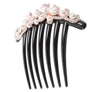 Hemobllo Pettine Laterale per Donna con e Accessorio Sposa per Damigelle e Feste Clip Leggera e Compatibile con Tutti i Tipi di