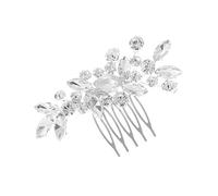 Hemobllo Pettine per Chioma Sposa Semplice e Raffinato, Accessorio per Chioma da Matrimonio, Design Creativo e Stile, per Acconciature Raccolte e Cerimonie