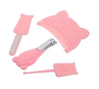 Hemobllo Pettine Per Dei Del Ragazza Set Per Cartone Animato Kit Per Unghie Del Ragazza Pulitore Per Orecchie Tagliaunghie Per Cartone Animato Pettine Fine