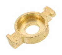 Hemobllo Piastra Guida Valvola Tromba in Ottone con Sede Molla, Disco di Arresto Compatibile Dimensioni Standard, Accessori per Trombe Soprano e Banda Musicale per Riparazioni