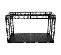 Hemobllo Piattaforma per Esposizione Action Figure Nera Base Stabile Modulare per Vetrina di Modelli da Collezione Supporto per Fotografia e Custodia Espositiva per Appassionati di Hobby