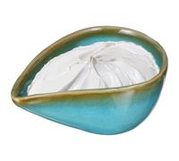 Hemobllo Piatto Piccolo in Ceramica Per Aromaterapia, Ciotola Per Mescolare Oli Essenziali e Maschere Viso, Contenitore Sicuro e Facile Da Pulire Per Saloni Di Bellezza e Uso Domestico