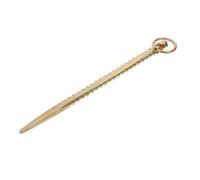 Hemobllo Picchetto Ancoraggio in Ferro Robusto per Animali da Fattoria Punta Affilata per Installazione Facile Terra per Legare Bestiame Accessorio Resistente per Contenimento Esterno