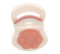 Hemobllo Piegaciglia Mini Gatto in Plastica Bianca Strumento Compatto e Facile da Usare per Ciglia Curvate Naturali per Viaggi e