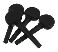 Hemobllo Piroli per Violoncello in Finto Ebano 4 Pezzi Set, Accessori per Strumenti Musicali, Piroli di Accordatura Decorativi Resistenti per Studenti e Dilettanti